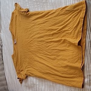 Divided long t shirt